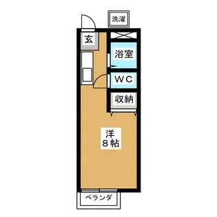 サンシティ中沢【1階】の間取り