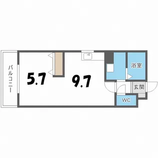 フローレンス本郷【4階】の間取り