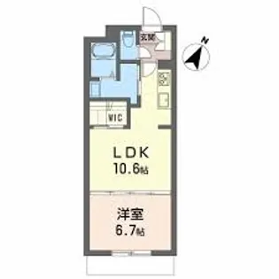 べレオ グート【1階】の間取り