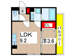 Capital Court【3階】の間取り