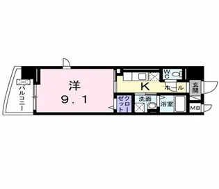 フェニックス【7階】の間取り