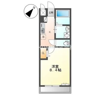 ヴィンヤード(vineyard)【2階】の間取り