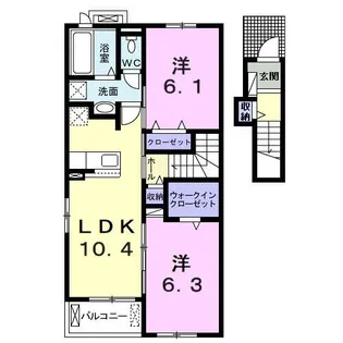 エル・ドリーム【2階】の間取り