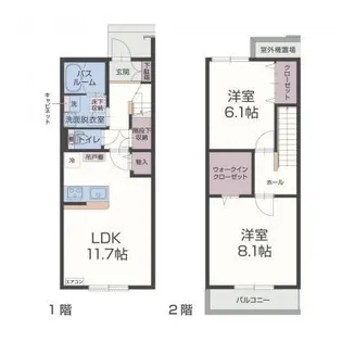 メゾン プレジールの間取り