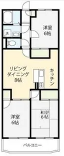 クレールはけの原【5階】の間取り