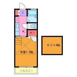 コーポラピュタ【2階】の間取り