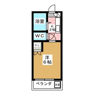 アメニティ南陽台【2階】の間取り