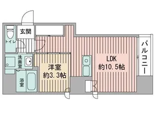 ビッグタワー大通公園【9階】の間取り