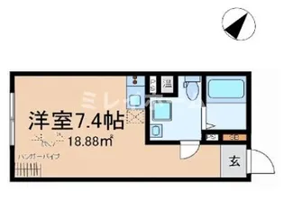 ブライトフォー【1階】の間取り