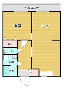 フリーダム5【3階】の間取り