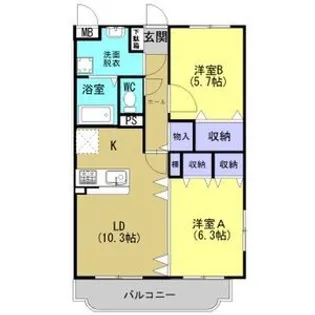 Y&Mコラール【1階】の間取り