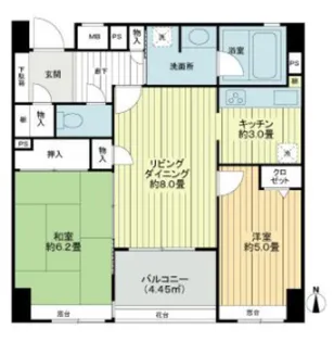 レクセルマンション錦糸町【7階】の間取り