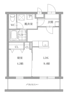 ヴェルジェ カナモ 大瀬木【1階】の間取り