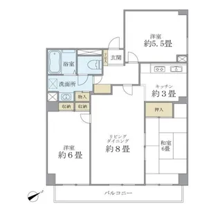 シティハイツ根津【10階】の間取り