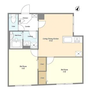 タスキsmart新大塚III【2階】の間取り