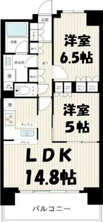 アーリアレジデンス春日部【9階】の間取り