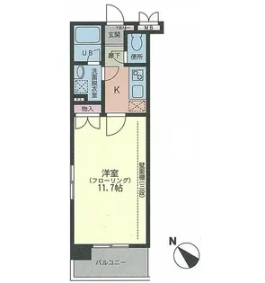 アイズ新横浜【6階】の間取り