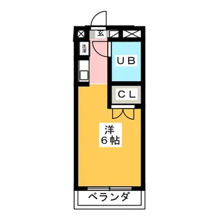 ベルテ南浦和【2階】の間取り