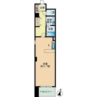 コン・パティオ【3階】の間取り