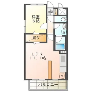 四日市エンブルコート【9階】の間取り