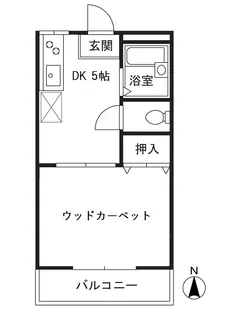 ラ・フォンテーヌ【3階】の間取り