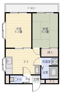 エレガンス小川【3階】の間取り