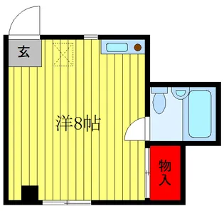 アーバン関沢【3階】の間取り