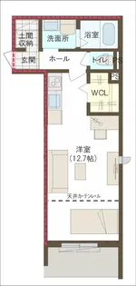 honjo flat【1階】の間取り