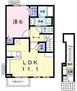 カサ・ボニータ【2階】の間取り