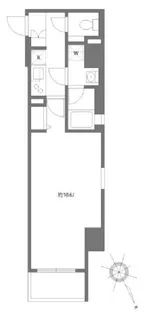 レガリス門前仲町パークサイド【2階】の間取り