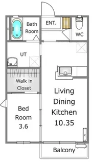 クレモア【2階】の間取り