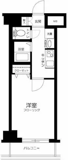 ヴェルステージ大森町駅前【2階】の間取り