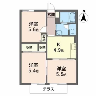 ロードハウス【1階】の間取り