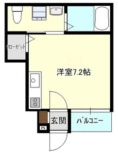 コルニーチェ【1階】の間取り