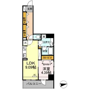 ルミエール品川橋【3階】の間取り