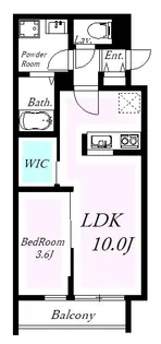 ガーデンサイド小石川【2階】の間取り