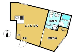 アウル向山【1階】の間取り