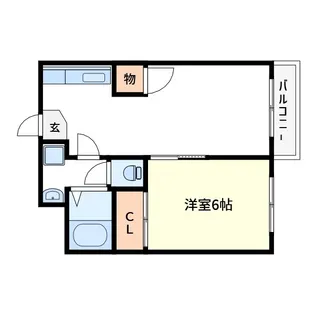 安田ビル【4階】の間取り