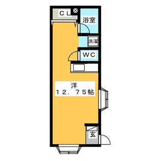 エクセル・ユキ【1階】の間取り