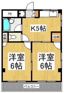 第2ホワイトハイツ【3階】の間取り