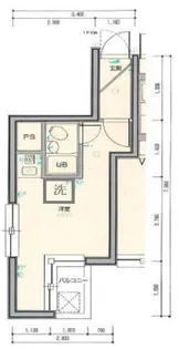 クレッセント小石川植物園【3階】の間取り