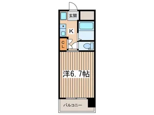 エステージ西調布A【1階】の間取り