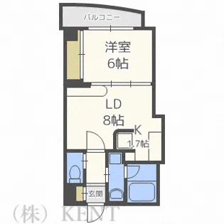 ハーモニー宮丘【1階】の間取り