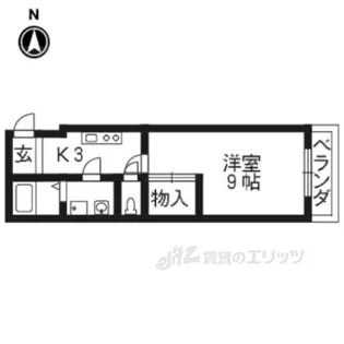 アルカス七条大宮【3階】の間取り