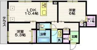 シルトクレーテ【1階】の間取り