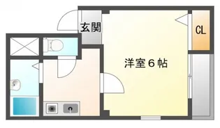 千里山弐番館【3階】の間取り