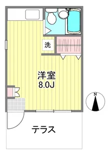メゾンヤザキ【1階】の間取り