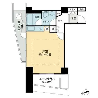 グローリオ十条【8階】の間取り