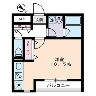 ポルタ西新宿【2階】の間取り