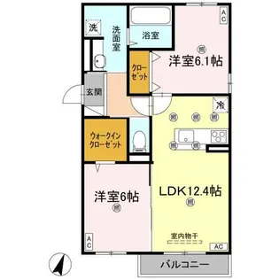 TORISIAサクセス【3階】の間取り
